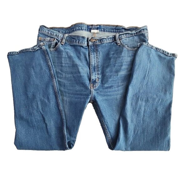 Arizona Jean Co Jeans Men's Size 42x30 Athletic Fit Flex Med Wash F08639 - Picture 2 of 16
